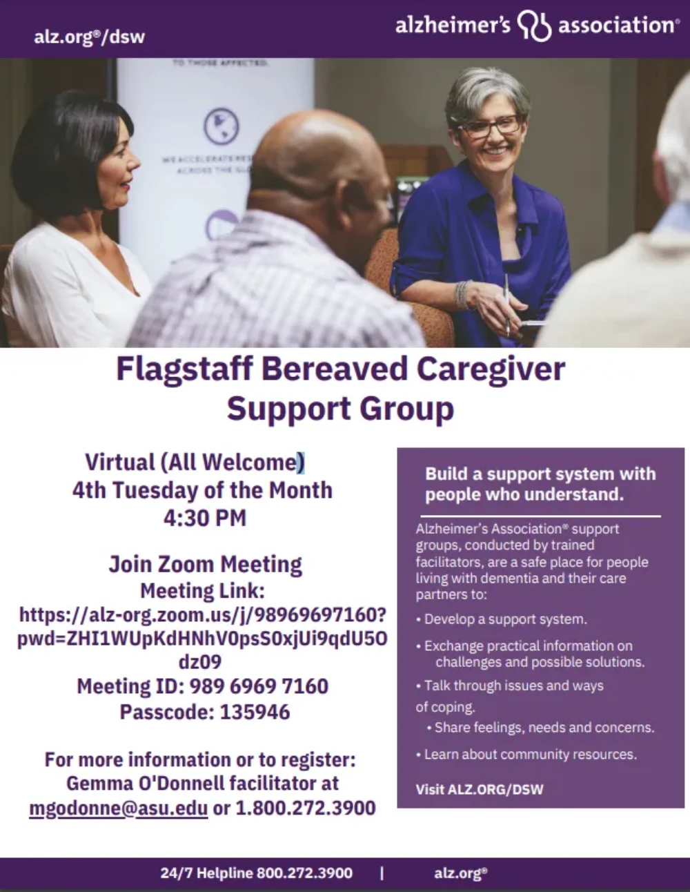 Flagstaff Bereaved Caregiver Support Group Flagstaff Bereaved Caregiver Support Group